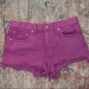 Lucky Brand Denim Pink Jean Shorts